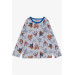 Baby Boy Pajama Set Patrol Animals Patterned Light Gray Melange (9 Months-3 Years)