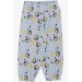 Baby Boy Pajamas Set Confused Puppy Pattern Light Gray Melange (9 Months-3 Years)
