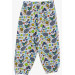 Baby Boy Pajama Set Sports Themed Racket Patterned White (9 Months-3 Years)