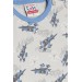 Newborn Baby Boys Pajama Set Silver Print (9M-3Yrs)