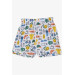 Baby Boy Shorts With Lace Accessory Summer Theme White (9 Months-3 Years)