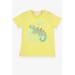 Newborn Baby Boy's Chameleon Print T-Shirt, Yellow (9Mths-3Yrs)
