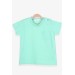 Baby Boy T-Shirt With Pocket Mint Green (9 Months-3 Years)