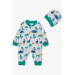 Baby Boy Rompers Holiday Themed Animal Pattern White (0-6 Months)