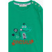 Baby Boy Long Sleeve T-Shirt Dinosaur Embroidered Green (2 Years)