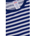Baby Boy Long Sleeve T-Shirt Patchwork Striped Bus Printed Saks Blue (9 Months-3 Years)