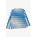 Baby Boy Long Sleeve T-Shirt With Popsicle Colored Stripes Mixed Color (9 Months-3 Years)