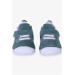 Boys Velcro Suede Shoes Mint Green (Number 19-22)