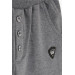 Boy's Sweatpants Basic Dark Gray Melange (4-8 Ages)
