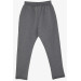 Boy's Sweatpants Basic Dark Gray Melange (4-8 Ages)