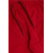 Boy's Sweatpants Red With Pocket And Lace Accessory (Age 5-9)