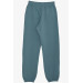 Boy's Sweatpants Mint Green With Pockets And Lace Accessories (Ages 10-14)