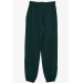Boy's Sweatpants With Pockets And Lacing Accessories Dark Green (Ages 10-14)