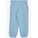 Boy's Sweatpants With Pockets Basic Light Blue (Age 1-4)