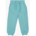 Boy's Sweatpants With Pockets, Aqua Green (Ages 3-8)