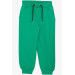 Boy's Sweatpants Green With Pockets (3-8 Years)