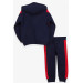 Boy's Tracksuit Suit Bear Printed Navy (1-4 Years)