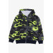 Boy's Cardigan Camouflage Patterned Hooded Zipper Mixed Color (Ages 3-7)