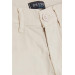 Boy Capri Pocket Button Beige (8-14 Years)