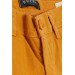 Boy Capri Pocket Buttoned Mustard Yellow (8-14 Years)