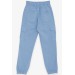 Boy's Jeans Light Blue (8-14 Years) With Elastic Waist Pocket