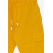 Boy's Jeans Yellow (8-14 Years) With Elastic Waist Pocket