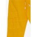 Boy's Jeans Yellow (8-14 Years) With Elastic Waist Pocket