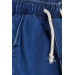 بنطال جينز ولادي خصر مطاطي أزرق (1-4 سنوات)