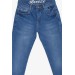 Boy's Jeans With Pockets, Blue (8-14 Years)