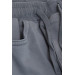 Boy's Trousers With Cargo Pockets And Elastic Waist Gray (Ages 3-7)