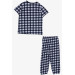 Boy's Pajama Set Patterned Mixed Color (4-8 Years)