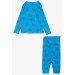 Boy's Pajama Set Turtle Patterned Blue (Age 1.5-5)