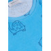 Boy's Pajama Set Turtle Patterned Blue (Age 1.5-5)