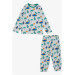 Boy's Pajama Set Holiday Themed Cute Animal Pattern White (Age 1-4)