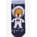 Boy Socks Astronaut Dog Indigo (1-8 Years)
