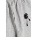 Boys Shorts Pocketed Accessory Gray Melange (8-14 Years)
