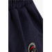 Boy's Shorts With Pocket Accessory Navy Blue (3-7 Years)