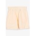 Boys Shorts Solid Color Yellow (3-7 Years)