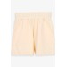 Boys Shorts Solid Color Yellow (3-7 Years)