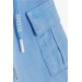 Boy Shorts Cargo Pocket Lace-Up Light Blue (2-6 Years)