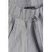 Boys Shorts Cargo Pocket Lace-Up Gray (2-6 Years)