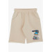 Boys Shorts Suit Marine Lion Printed Mint Green (1-4 Years)