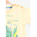 Boys Shorts Suit Crocodile Printed Yellow (1-4 Years)