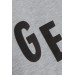 Boy's Sweatshirt Hooded Text Printed Gray Melange (Ages 8-14)