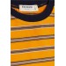 Boys T-Shirt Striped Mustard Yellow (3-7 Years)