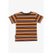 Boys T-Shirt Colorful Stripes Mixed Color (3-7 Years)