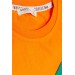 Orange Printed Boy's T-Shirt (5-10 Years)