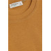 Boy's Long Sleeve T-Shirt Basic Light Brown (Ages 4-8)