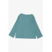 Boy's Long Sleeve T-Shirt Basic Mint Green (Age 1-4)