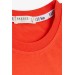 Boy's Long Sleeves Printed T-Shirt Orange (4-8 Years)